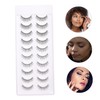 Ipetboom 10pairs Multi-layer Dense False Eyelashes Comfortable Makeup Lashes for