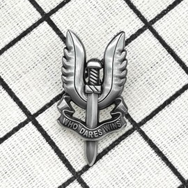 SAS British Army Special Air Service Who Dares Wins Badge - Theme Series