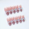 Nail Tip, Long Nail Tip, 24 Pieces, Glitter, Glossy, 3D,