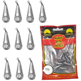 PRO FILSTAR Ground Lead Fishing Set 10 x 10 g - Lead Fishing with Swivels - Fishing Lead Set - Ground Fishing - Pear Lead - Lead Weight - Fishing Weights - Lead Weights - Carp Lead Kit