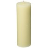 Zest Candle Pillar Candle, 2 by 6-Inch, Pale Ivory