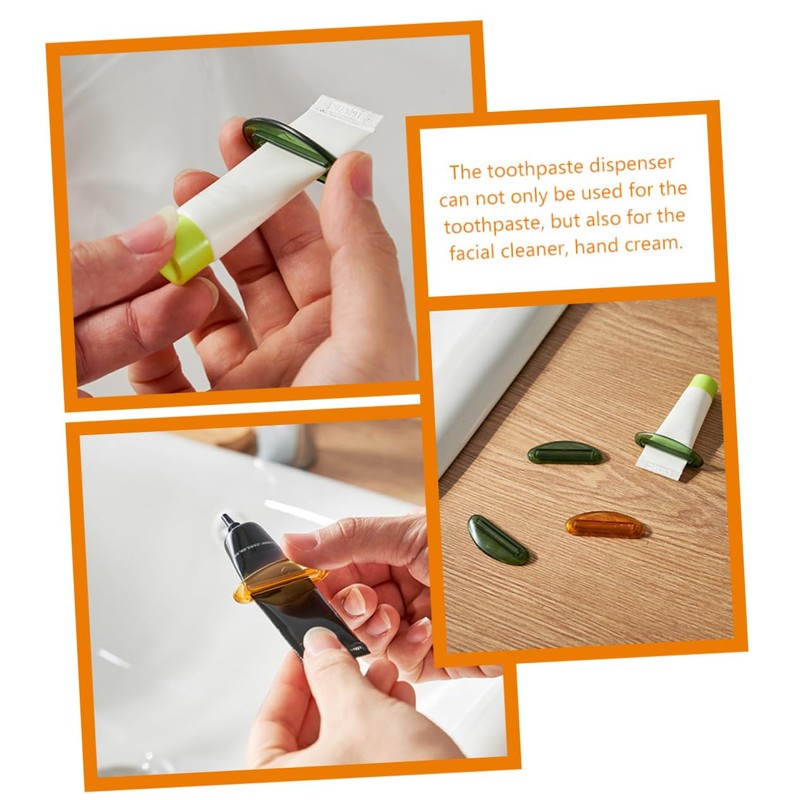 KOMBIUDA 3pcs Toothpaste Squeezer Face Wash Dispenser Hand Tool Home