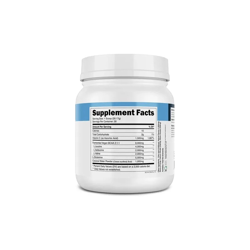Transparent Labs Bcaa Glutamine Polvo 8000 Mg
