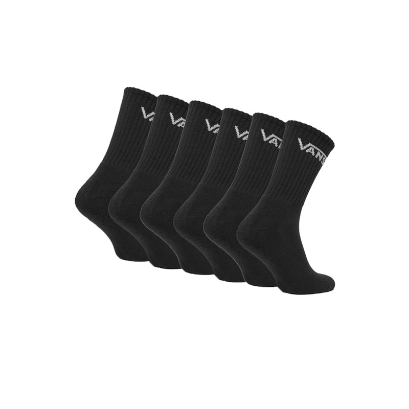 Vans Calzini Uomo Crew Nero, L, Nero, L