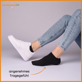 10 Pairs of Trainer Socks for Men and Women, Short Socks, Cotton, Black, White, Grey, black