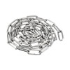 sourcing map Stainless Steel 304 Hardened Proof Coil Chain 1.5m