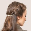 VOCOSTE 2 Pcs Hair Barrettes, Tortoise Shell Hair Barrettes, Acetate