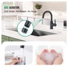 CREA Black Bathroom Faucet 1 Hole Single Handle Bar Sink