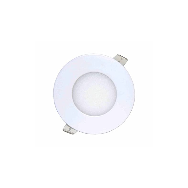 LOWENERGIE 3w LED Round Ceiling Panel Light White Recessed Down