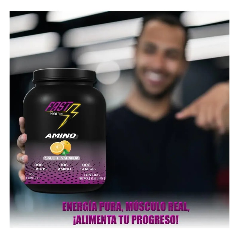 Bcaas Aminoácidos En Polvo Fast 1 Kg Cu Varios Sabores