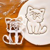 Set of 2 Cat Cookie Cutters (Happy Cat and Cat