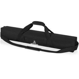 BQKOZFIN Tripod Case, Tripod Bag, Light Stand Case, Telescope Case, Large Capacity, Good Cushioning, Storage for Photography Equipment, Tripod, Monopod, External Pocket (Black), black, Tripod Case