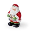 Spode Christmas Tree Black & White Santa Candy Jar -