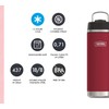 Thermos ICON Insulated Drinking Bottle with Straw, 0.71 L, Berry