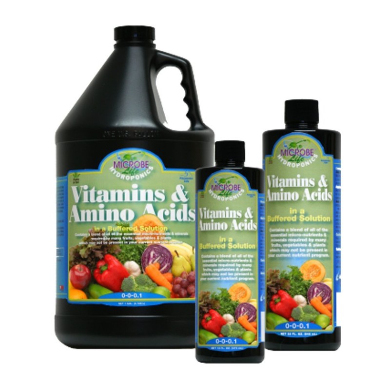 MICROBE LIFE HYDROPONICS PH21368 Premium Vitamins & Amino Acids Essential