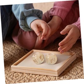 ibasenice 2 Pcs Food Wooden Dice Dinner Playes Fun Funnt Food Dice Game Funny Goft Where to Eat Dice What to Eat Dice Whats for Dinner Game Dice Game Dice Lotus Tree