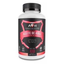 Armor For Health Aceite De Krill 100 Caps 1000mg Astaxantina Epa Dha A4h Armo Sabor Sin Sabor