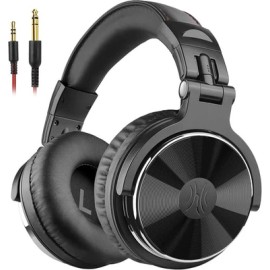 Does Not Apply Wired Over-Ear Studio Headphones 50mm Hi-Res DJ Mixing Monitor Black