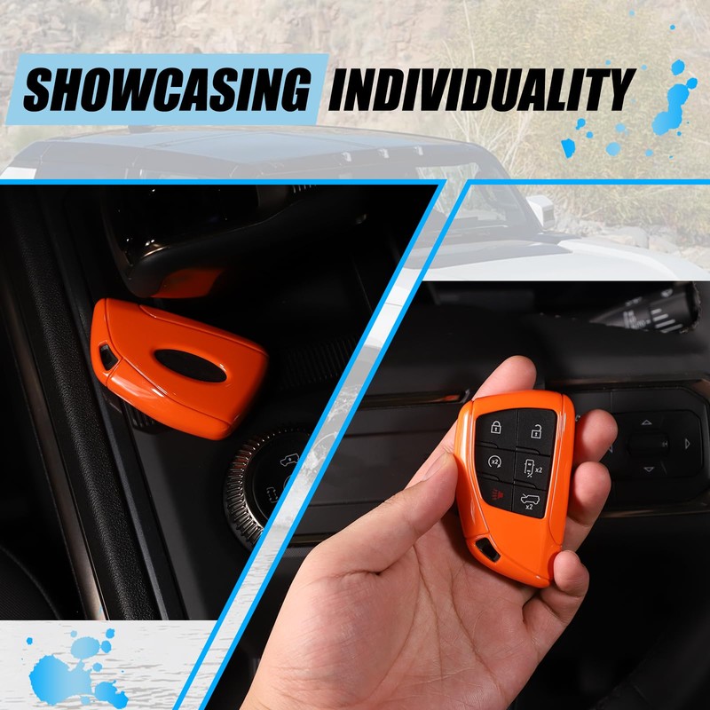 Key Fob Cover Compatible with Hummer EV 2022-2026 SUV/SUT ABS