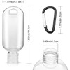 3Pcs Transparent Portable Hot Sauce Keychain Bottles, Mini Ketchup Containers