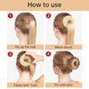 Donut Bun Maker,TsMADDTs 3pcs Hair Bun Maker with Bobby Pins