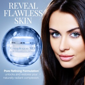 Complexion MD Anti Aging 2 Step Skin Care System (Bundle) - Microdermabrasion Scrub (1.69 oz) + Anti Wrinkle Cream (1 oz) - Reduce Fine Lines & Wrinkles - with Peptides & Hyaluronic Acid