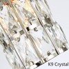 3-Lights Modern Crystal Pendant Lights for Kitchen Island LED Dimmable