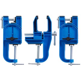 XCMAN All Metal Alpine Ski Vise For Ski Tuning and Waxing Adjustable Angle and Height Durable and Stable - Jaw opens up to 100mm