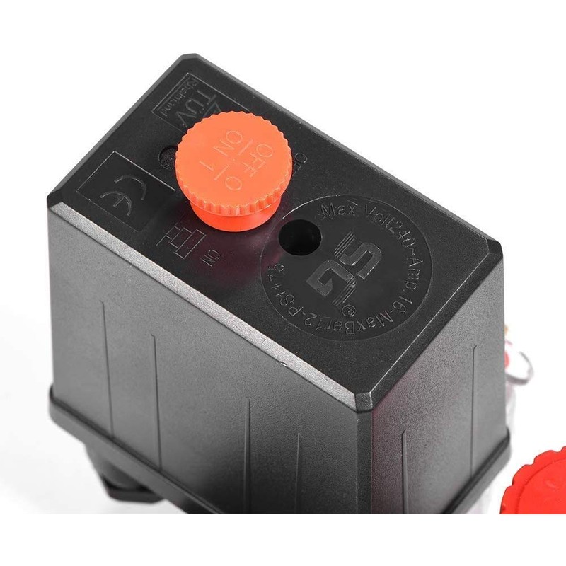 Pressure Switch Air Compressor Pressure Regulator Compressor with Pressure Gauge
