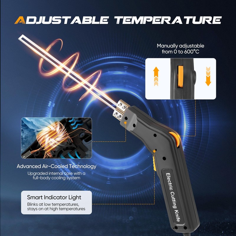 MINENICE 300 W Electric Styrofoam Cutter, Hot Cutter for Ropes