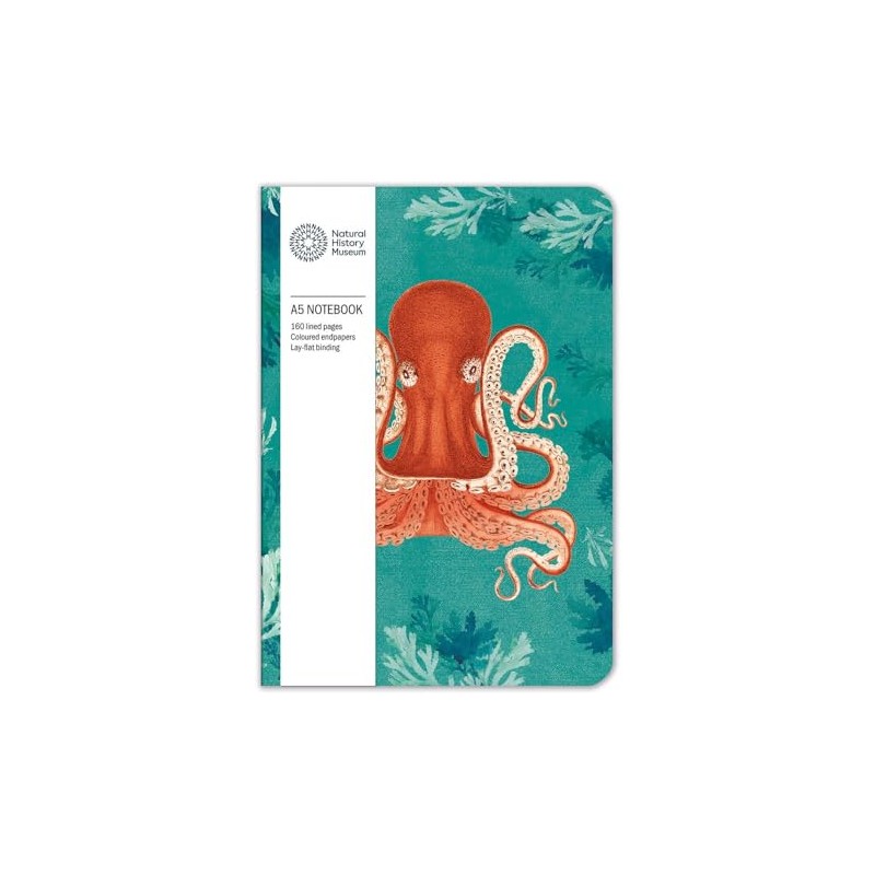 Natural History Museum Octopus A5 Notebook