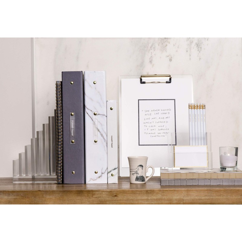 RUSSELL+HAZEL Acrylic Collator + Bookend