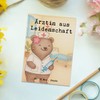 Mr. & Mrs. Panda Postcard Doctor Passion Design White