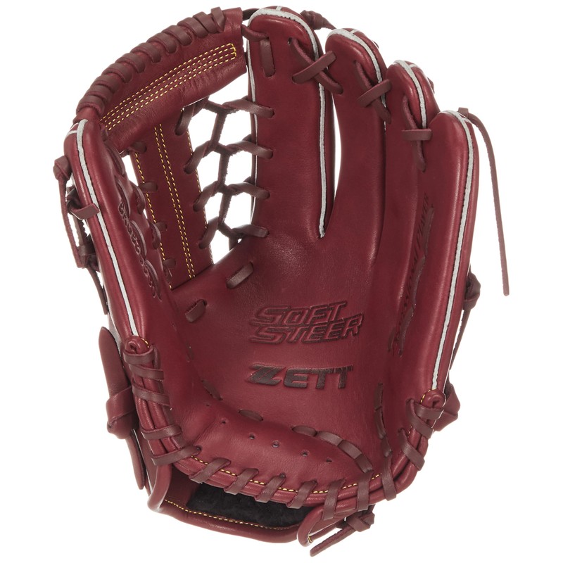 ZETT BRGB35530 Soft Steer All-Round Baseball Grab, Bordeaux Brown (4000),