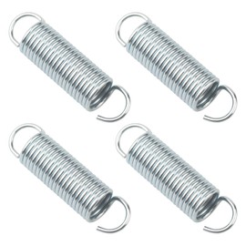SP 9610 Small Springs, Extension Springs, Single Loop Opening, Hooks on Both Ends, 2-1/2 Inch Length, Tempered Wire Construction, Pack of 4