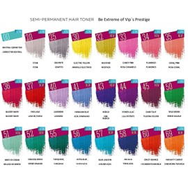 Be Extreme Halb-Dauerhafter Haar-Toner-Farbe 60 Crazy Orange - Ohne von Ammoniak, Ohne von Parabene und PPD