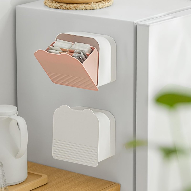 Poeland Wall Mounted Small Items Storage Box Sanitary Napkin Organizer