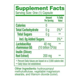 Culturelle With Probiotics 200mg 10 Billion Cfus 30 Cápsulas