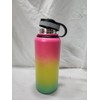 AGH 32oz Stainless Steel Insulated Leak-proof Water Bottle Thermos, Rainbow