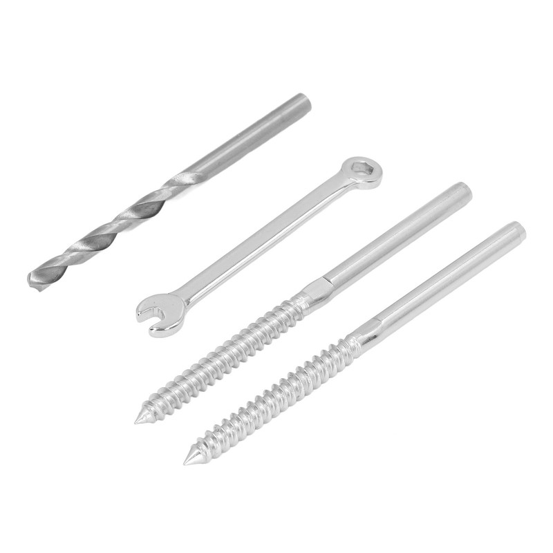 Swage Lag Screw Stainless Steel Left Right Thread Cable Railing