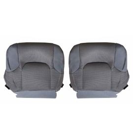 Priprilod Gray Cloth Left Front Driver & Passenger Side Bottom Replacement Seat Cover Compatible with Nissan Frontier 2005 2006 2007 2008 2009 2010 2011 2012 2013 2014 2015 2016 2017 2018 2019