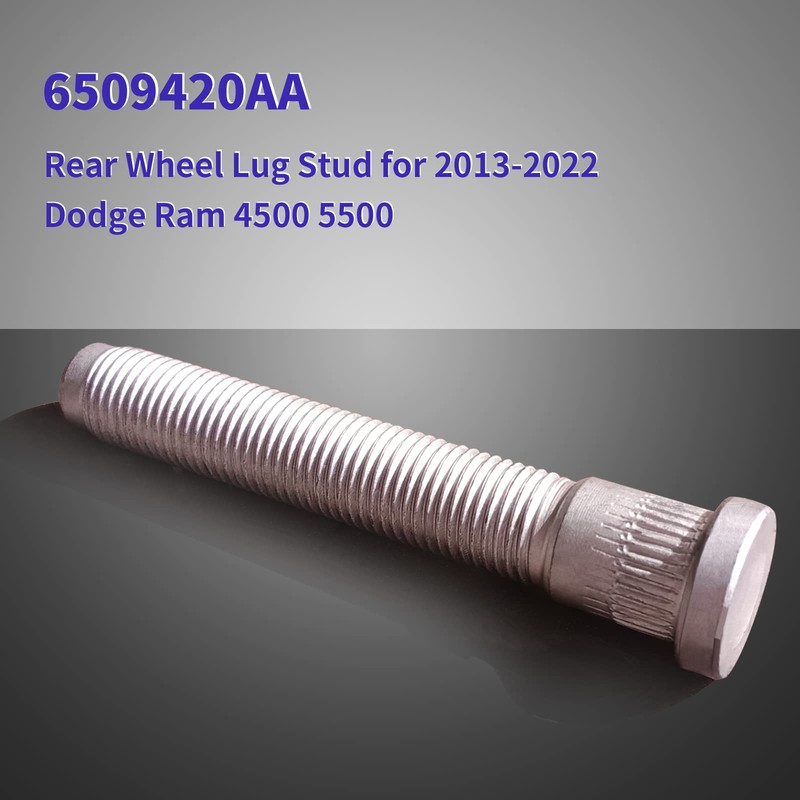 Vanshly 2 Pcs,6509420AA Rear Wheel Lug Stud for 2013-2022 Dodge
