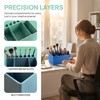 Adoric 3D Printed PLA Desk Organizer, Multifunctional Pen Holder with