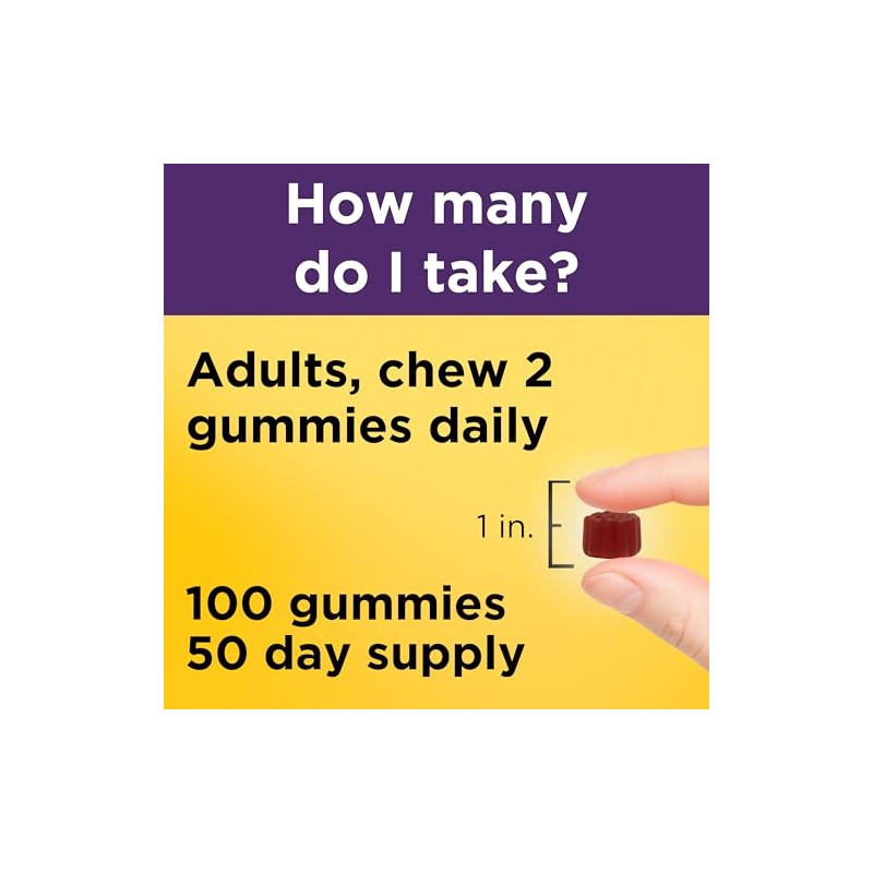 Nature Made Elderberry Gummies with Vitamin C and Zinc, Dietary