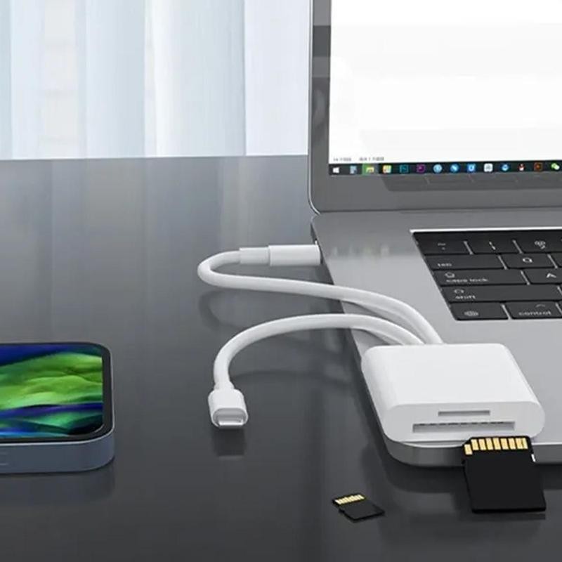 2 in 1 SD Card Reader, 1 Portable Type-C Card