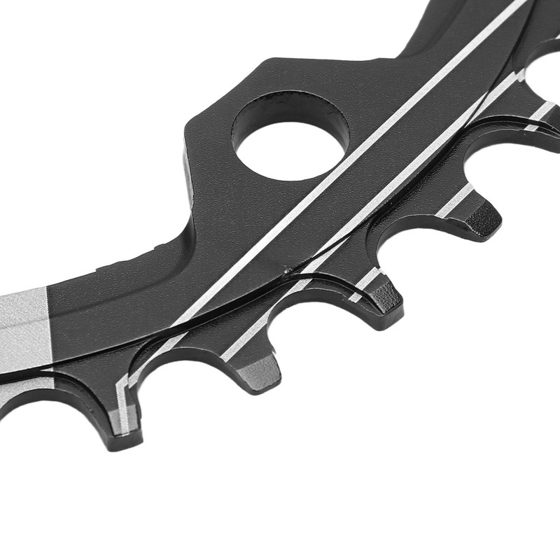 Lebycle 34T Mountain Bike Chain Wheel Rustproof Aluminum Alloy Positive