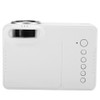 814 Mini Poratble Projector White Housedhold Projector 1080P Support for