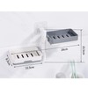 CHEOTIME 3 Tier Soap Dish Holder, Wall Mounted Soap Box