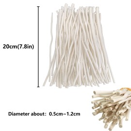 ZAHD Pack of 50 Wooden Sticks Wooden Block Sticks for DIY Crafts Wooden Log Sticks Branch Natural Wooden Stick Art Craft DIY Photo Props for DIY Crafts (White)
