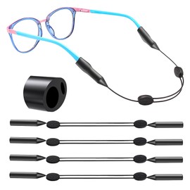 ANYGIFT Glasses Strap - Sports (10-14 Inch), 4 Pack Kids & Youth Glasses Strap